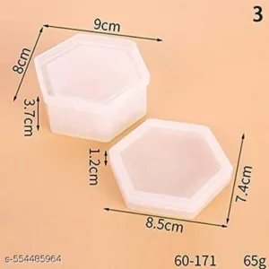 Hexagon Shape Gift,Storage Box Mold,Multipurpose Silicone Mold